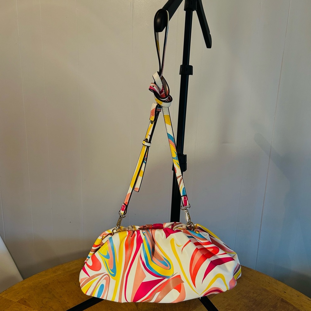 International Concepts Abstract Women's Shoulder Bag / Clutch Bag multicolor . - Picture 11 of 14